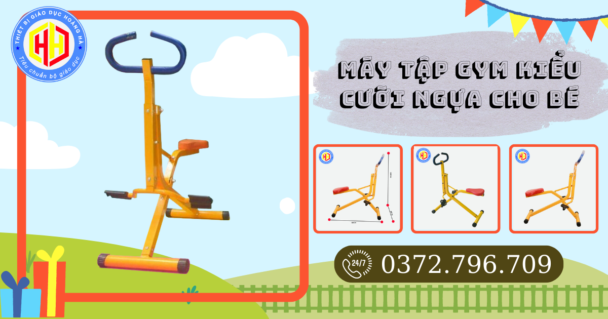 Máy Tập Gym Kiểu Cưỡi Ngựa Cho Bé Mầm Non [Gym For Kids]