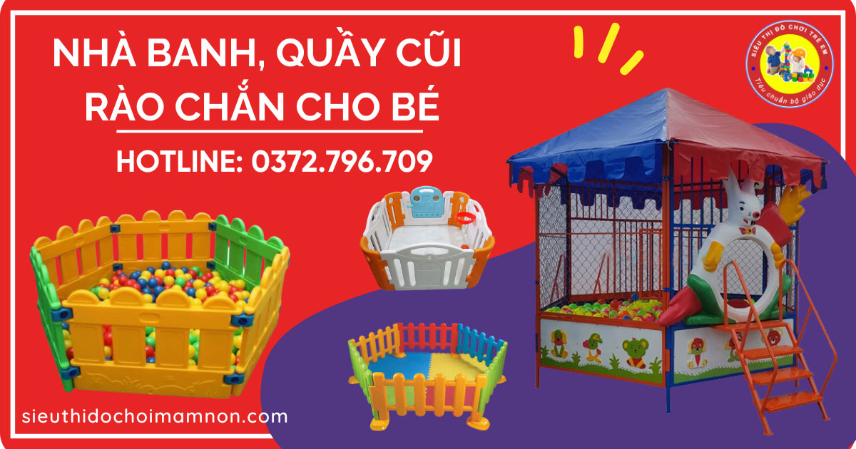 Bán Nhà Banh Cho Trẻ Em - Quây Bóng Nhựa Cho Bé Giá Rẻ