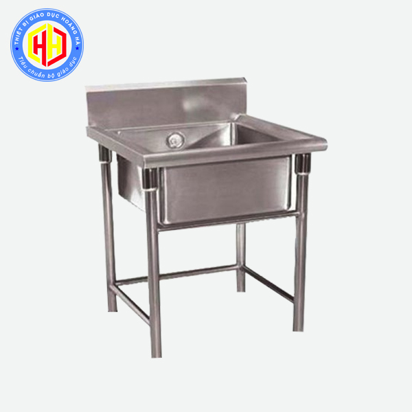 Bồn Rửa Chén 1 Hộc Công Nghiệp Chất Liệu Inox 304 Giá Tốt